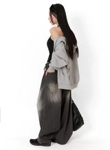 Jeans Oversize con Stampa Ali