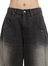 Jeans Oversize con Stampa Ali