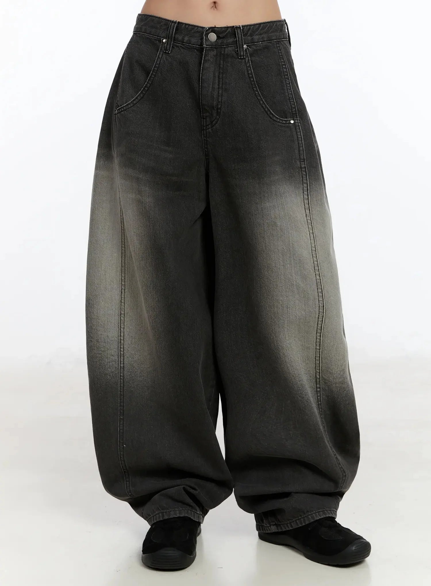Jeans Oversize con Stampa Ali