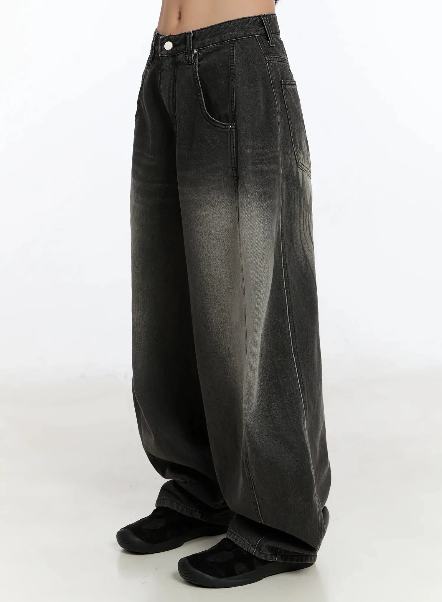 Jeans Oversize con Stampa Ali