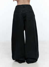 Jeans Ricamati con Stelle
