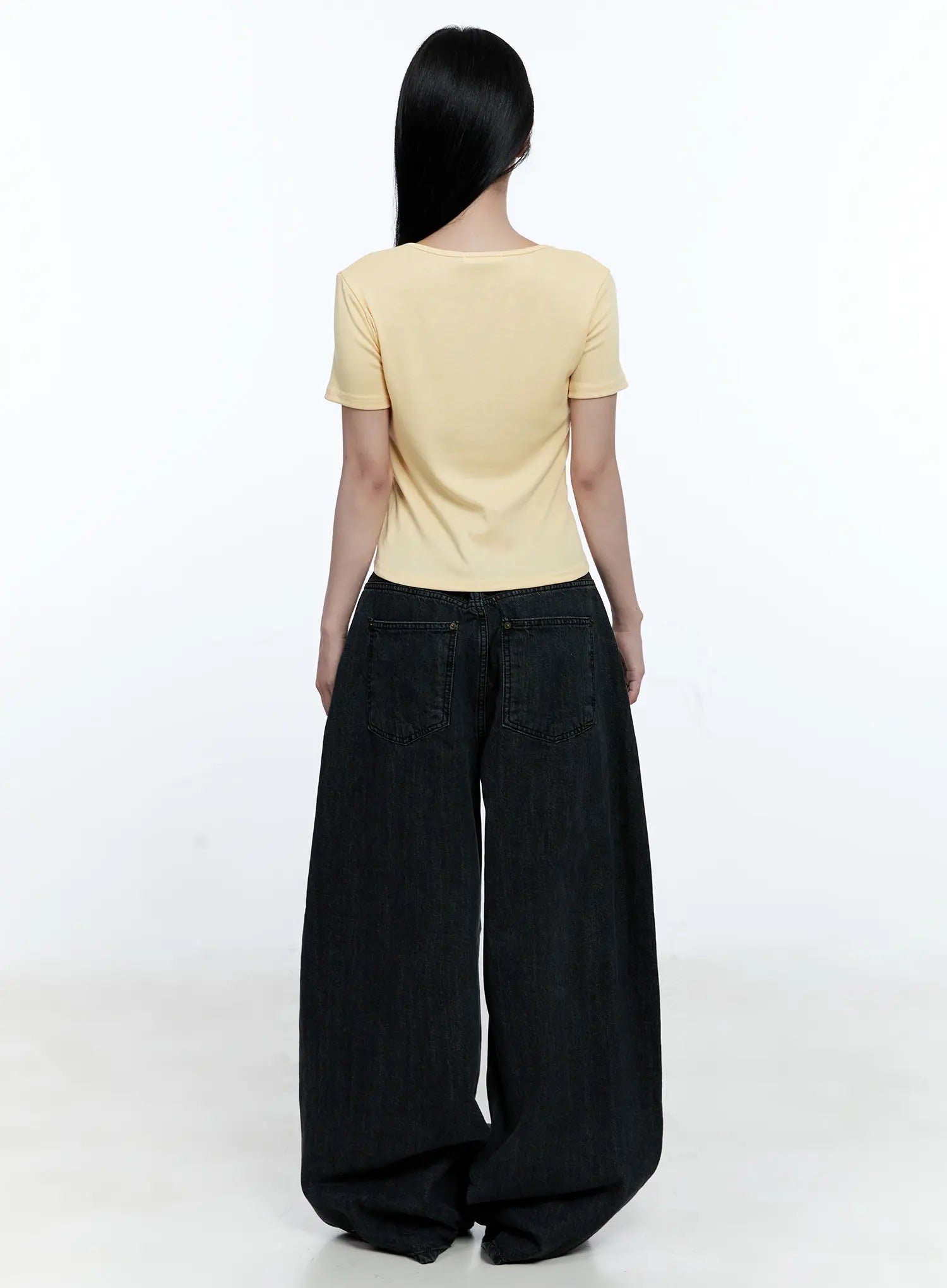 Jeans Ricamati con Stelle