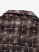 Camicia a Quadri in Cotone Doppio Strato Effetto Vissuto — Vista 8