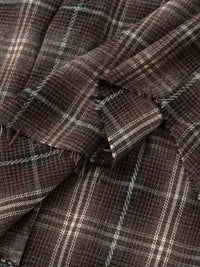 Camicia a Quadri in Cotone Doppio Strato Effetto Vissuto — Vista 9