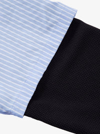 Camicia a Righe con Illustrazione Vintage Doppio Strato — Vista 12