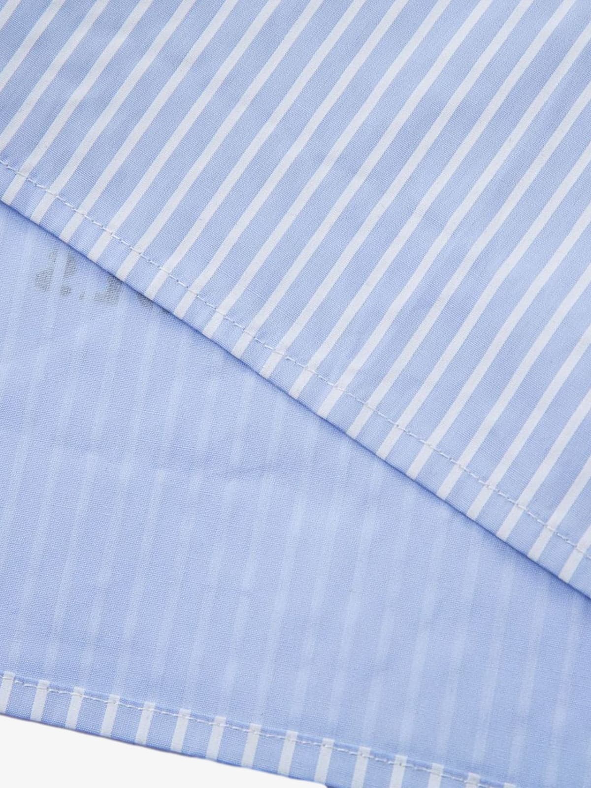 Camicia a Righe con Illustrazione Vintage Doppio Strato — Vista 16