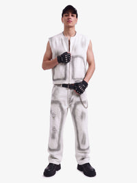 Completo Canotta e Jeans Stampa Airbrush — Vista 3