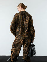 Tuta in Suede Stampa Ghepardo — Vista 10