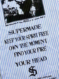 Camicia a Righe con Illustrazione Vintage Doppio Strato — Vista 15
