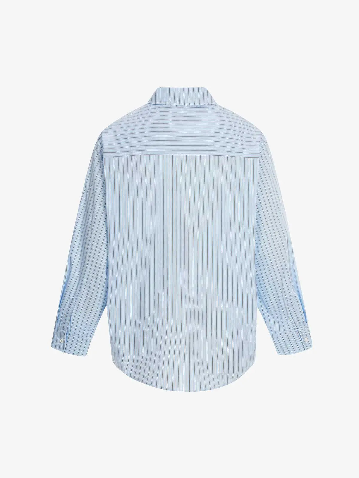Camicia a Righe con Grafica Graffiti — Vista 5