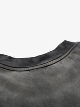 T-Shirt con Grafica Washed in Cotone con Stampa — Vista 10