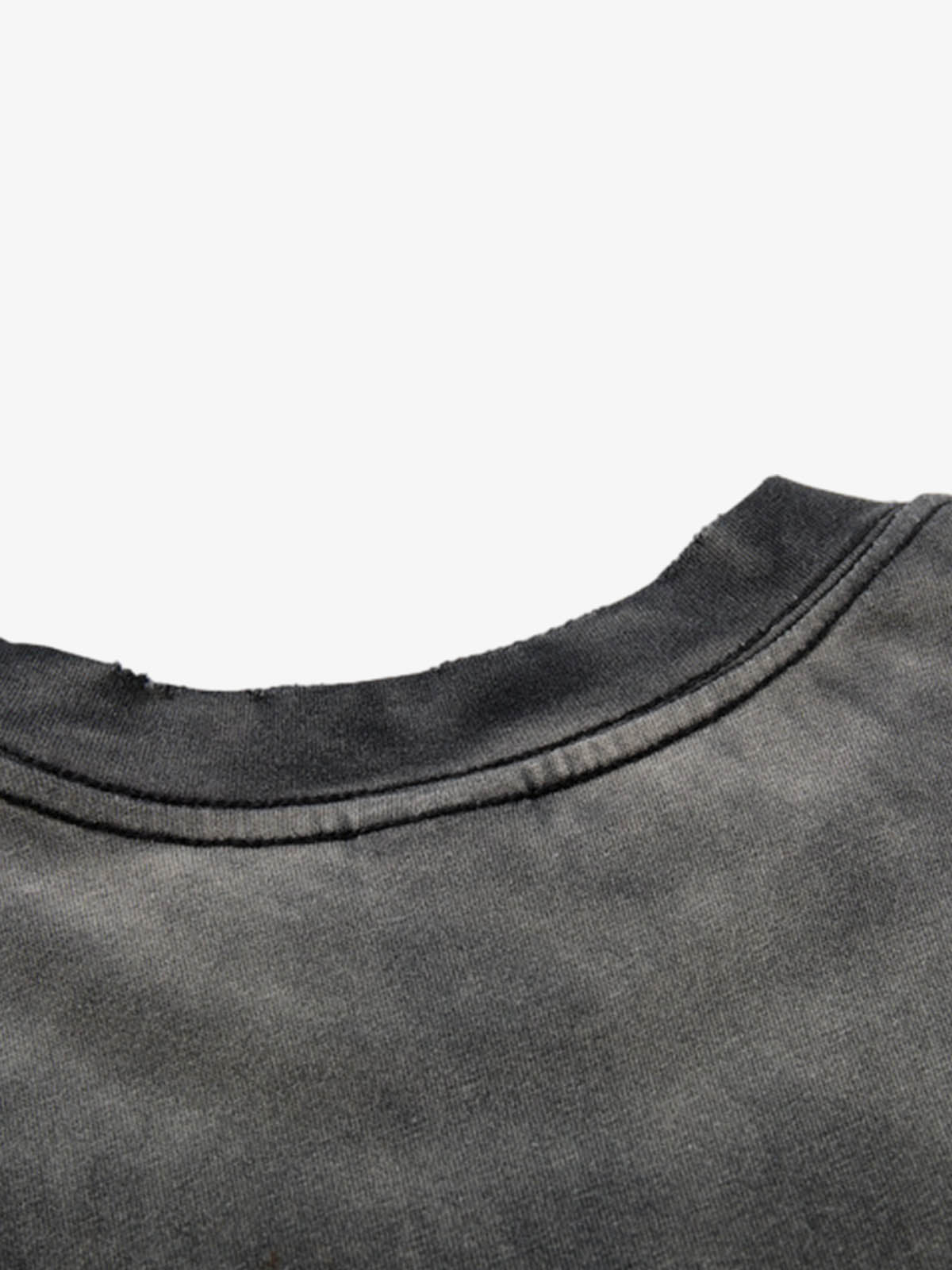 T-Shirt con Grafica Washed in Cotone con Stampa — Vista 10