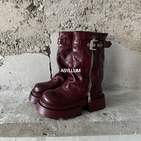 Stivali Platform con Risvolto Ruby
