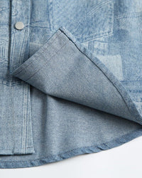Camicia di Jeans Stampata