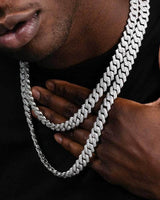 Collana a Catena Cubana con Strass