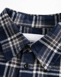 Overshirt a Quadri in Cotone