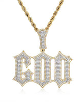 Collana con Ciondolo Gotico Diamantato
