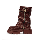 Stivali Platform con Risvolto Ruby