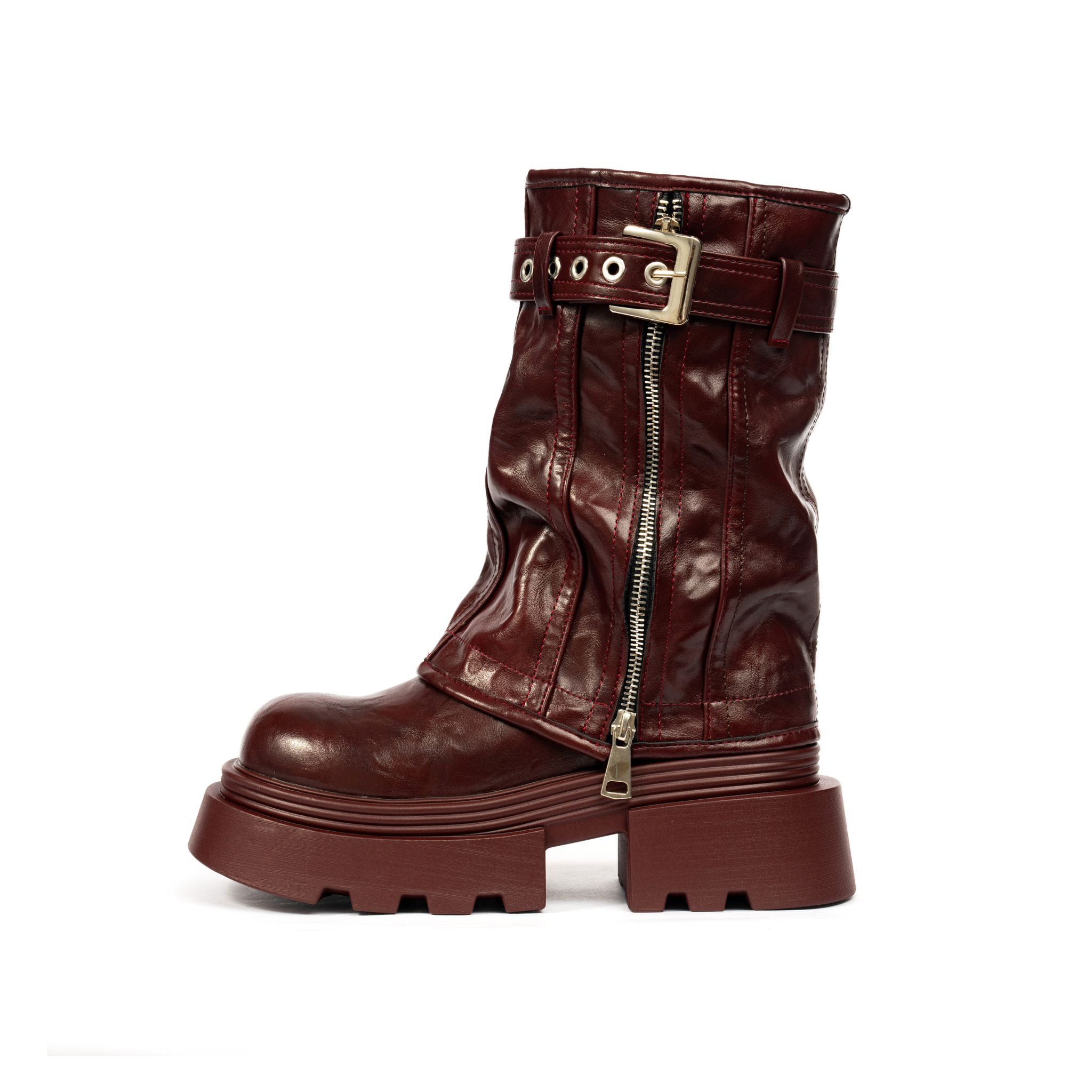 Stivali Platform con Risvolto Ruby