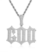 Collana con Ciondolo Gotico Diamantato