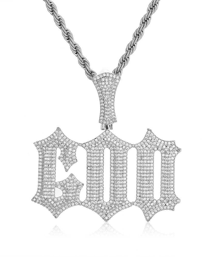 Collana con Ciondolo Gotico Diamantato