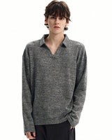 Maglione Polo Knit Misto Lana
