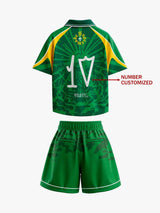 Completo Jersey Color Block Brasile — Vista 7
