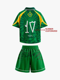 Completo Jersey Color Block Brasile — Vista 7