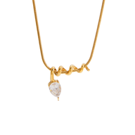 Collana Scintilla – Acciaio Inox Dorato