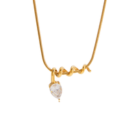 Collana Scintilla – Acciaio Inox Dorato