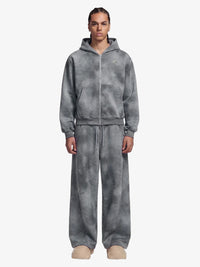 Tuta Tie-Dye Washed Vintage con Zip