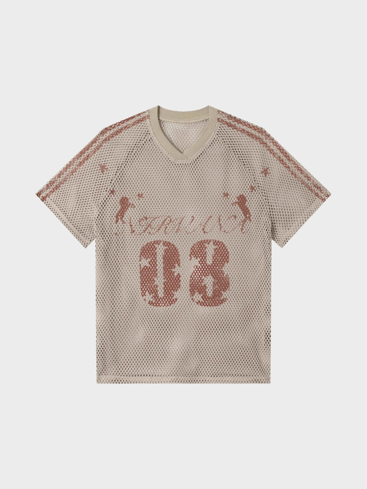 T-Shirt da Calcio in Mesh
