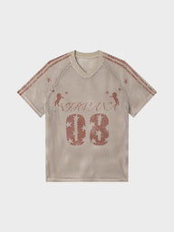 T-Shirt da Calcio in Mesh