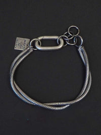 Bracciale a Catena Snake Effetto Vissuto — Vista 2