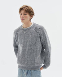 Maglione Girocollo Knit a Costine Belange