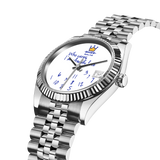 Orologio Eondate Maxi Bianco Argento