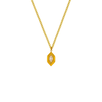 Collana Vertex – Acciaio Inox Dorato