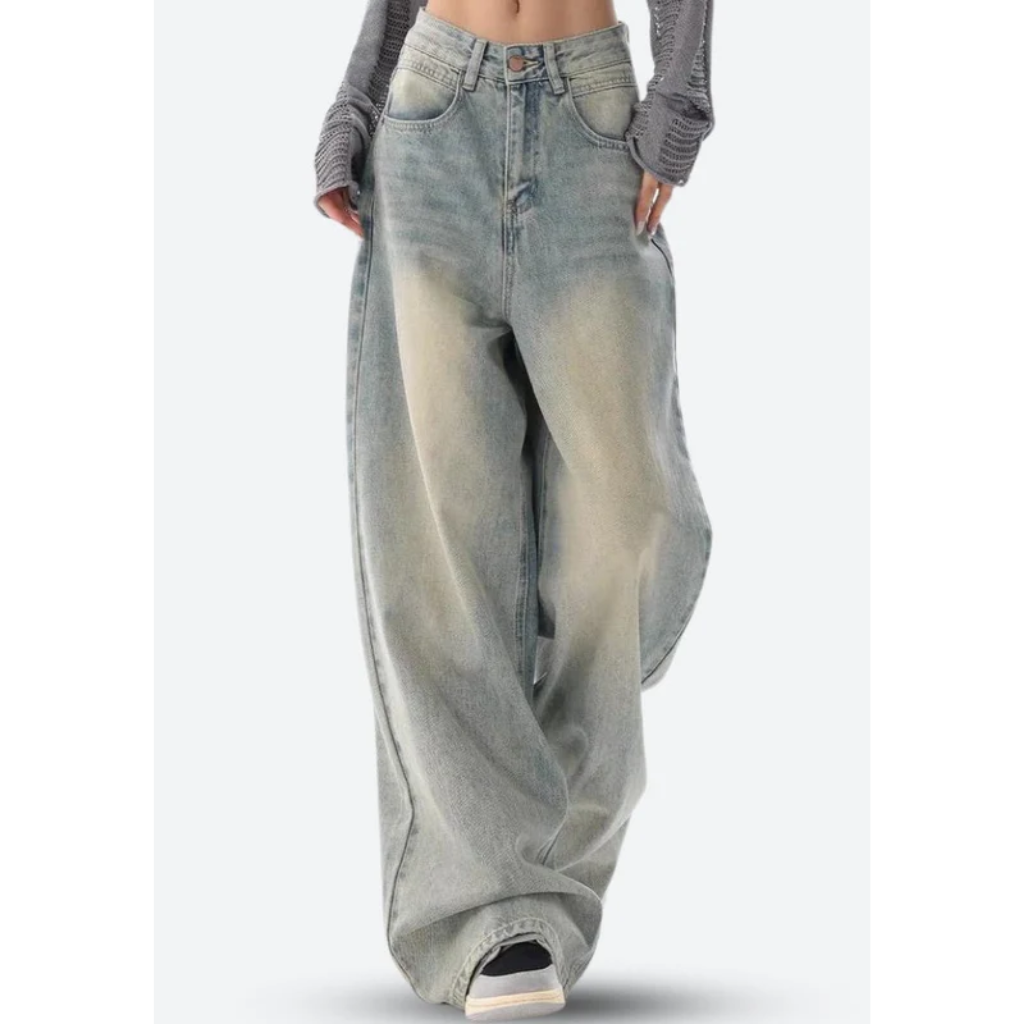 Jeans Baggy Y2K a Vita Bassa