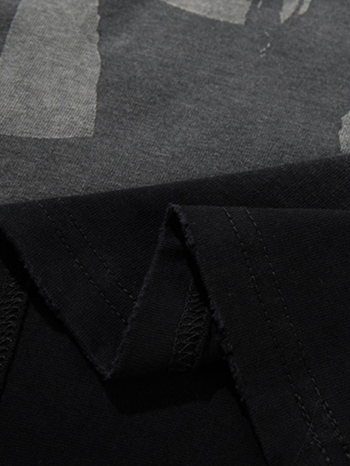 T-Shirt con Grafica Washed in Cotone con Stampa — Vista 13