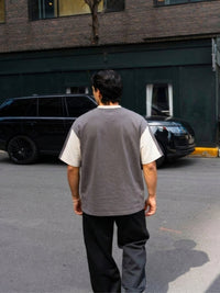 T-Shirt in Suede 'GLFS' — Vista 4