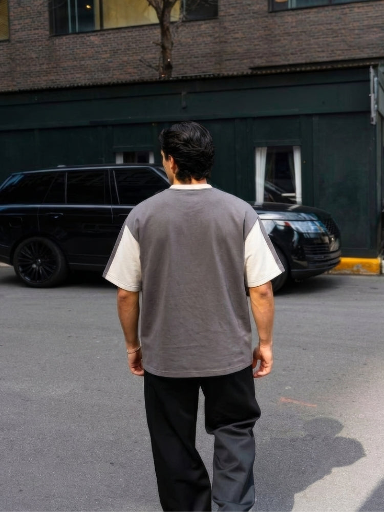 T-Shirt in Suede 'GLFS' — Vista 4
