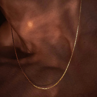 Collana da uomo in acciaio inox con ciondolo minimalista impermeabile