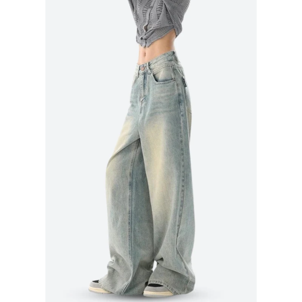 Jeans Baggy Y2K a Vita Bassa