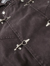Giacca in Denim con Alamari — Vista 7