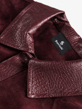 Giacca in Ecopelle Vintage con Zip in Suede 'Up' — Vista 8