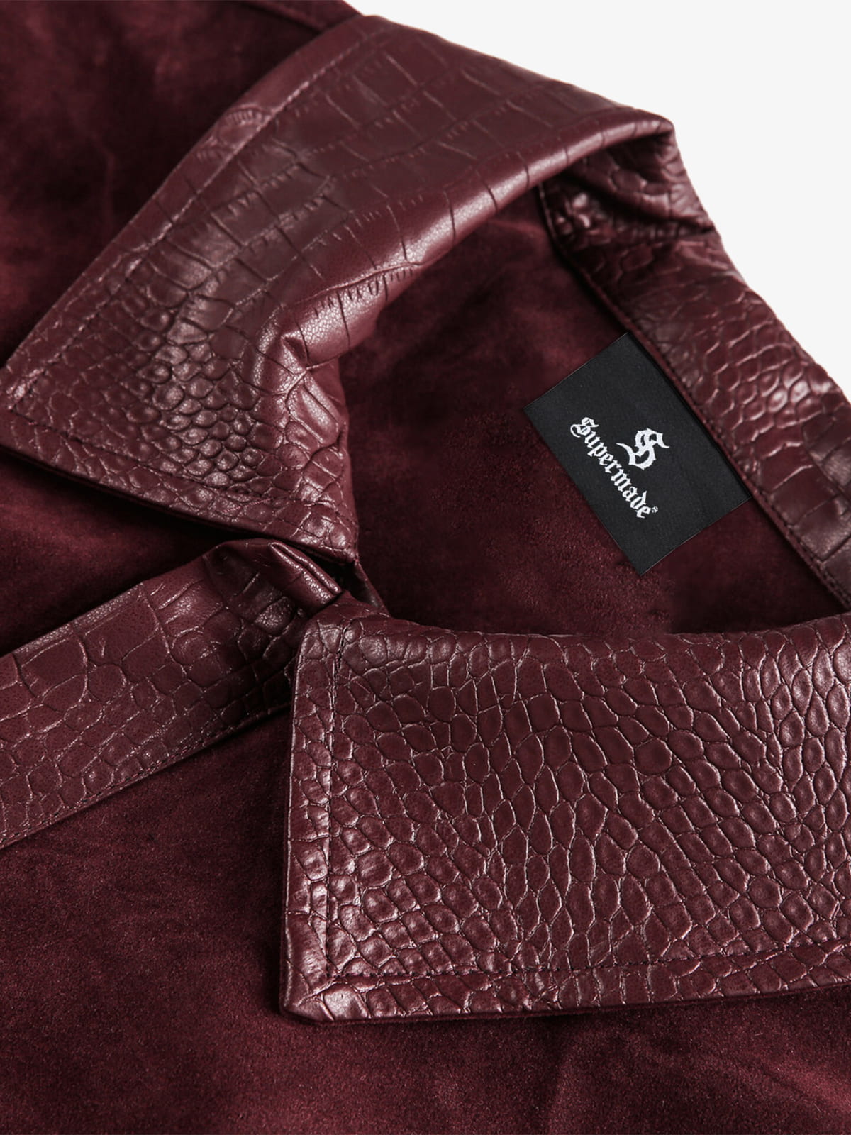 Giacca in Ecopelle Vintage con Zip in Suede 'Up' — Vista 8