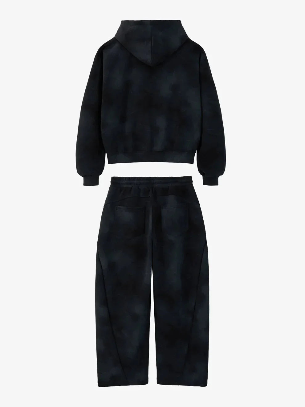 Tuta Tie-Dye Washed Vintage con Zip — Vista 17