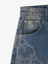 Jeans Baggy Retrò con Motivo 'Thorn & Key' — Vista 17