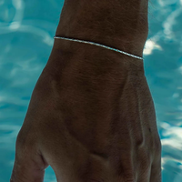 Bracciale da uomo in acciaio inox regolabile
