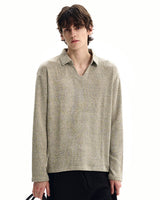 Maglione Polo Knit Misto Lana